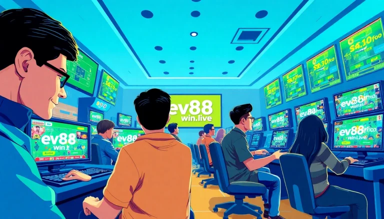 Players enjoying engaging games at ev88win.live, showcasing a vibrant online gaming atmosphere.