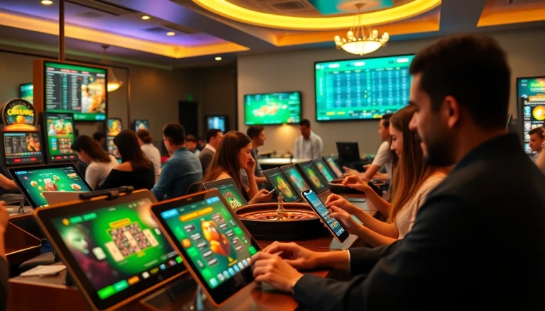 Dynamic online casino experience at s666.nyc with diverse players enjoying games.