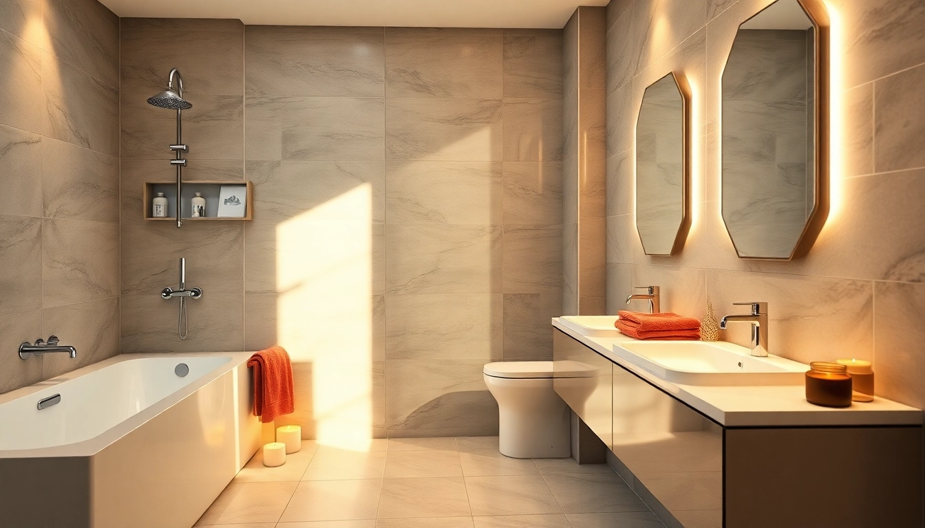 Revamp your space with bathroom installation Manchester showcasing modern design elements.