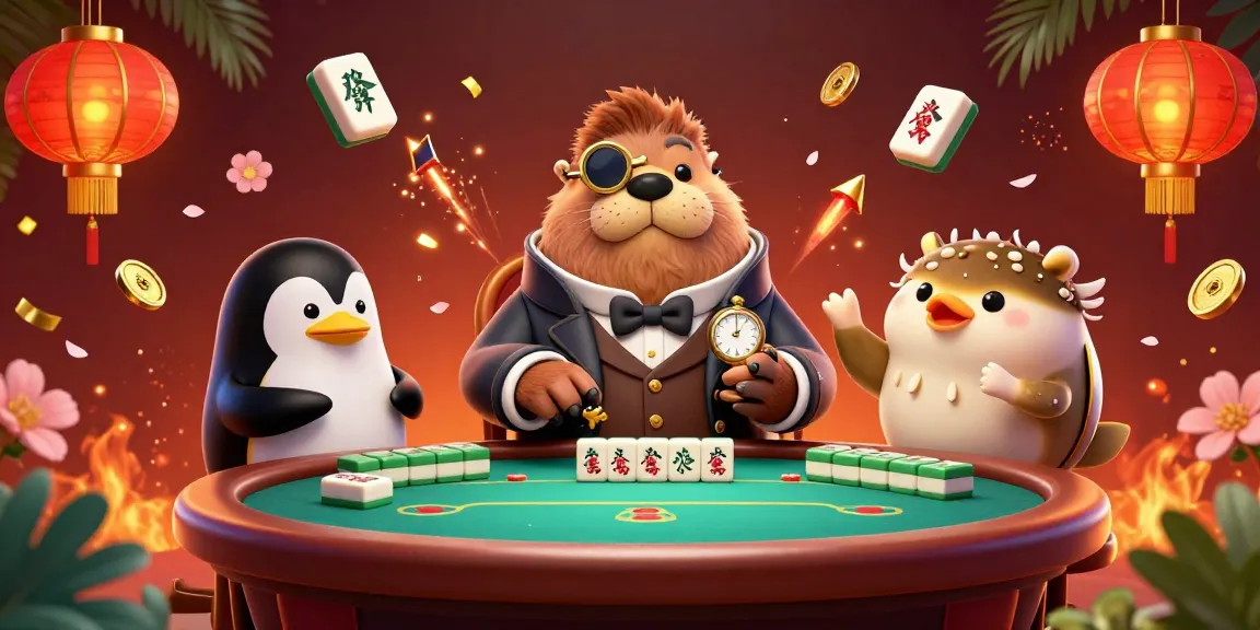 Engage in thrilling gameplay at cm88 with a jolly walrus and friends at the poker table.